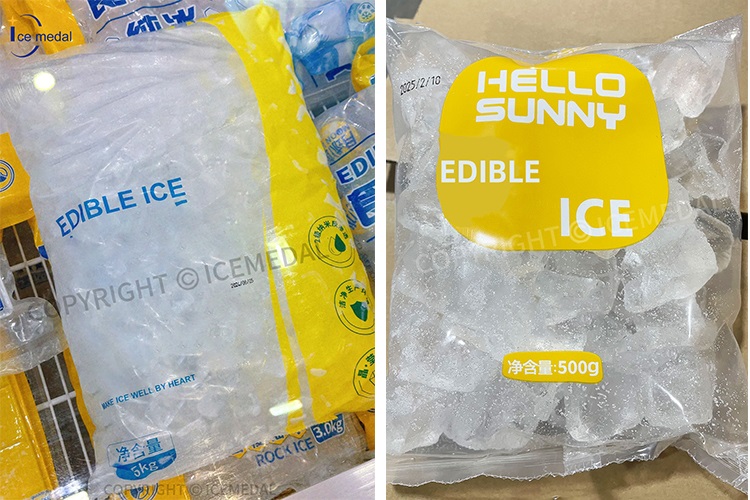 edible bag ice bolsa de hielo