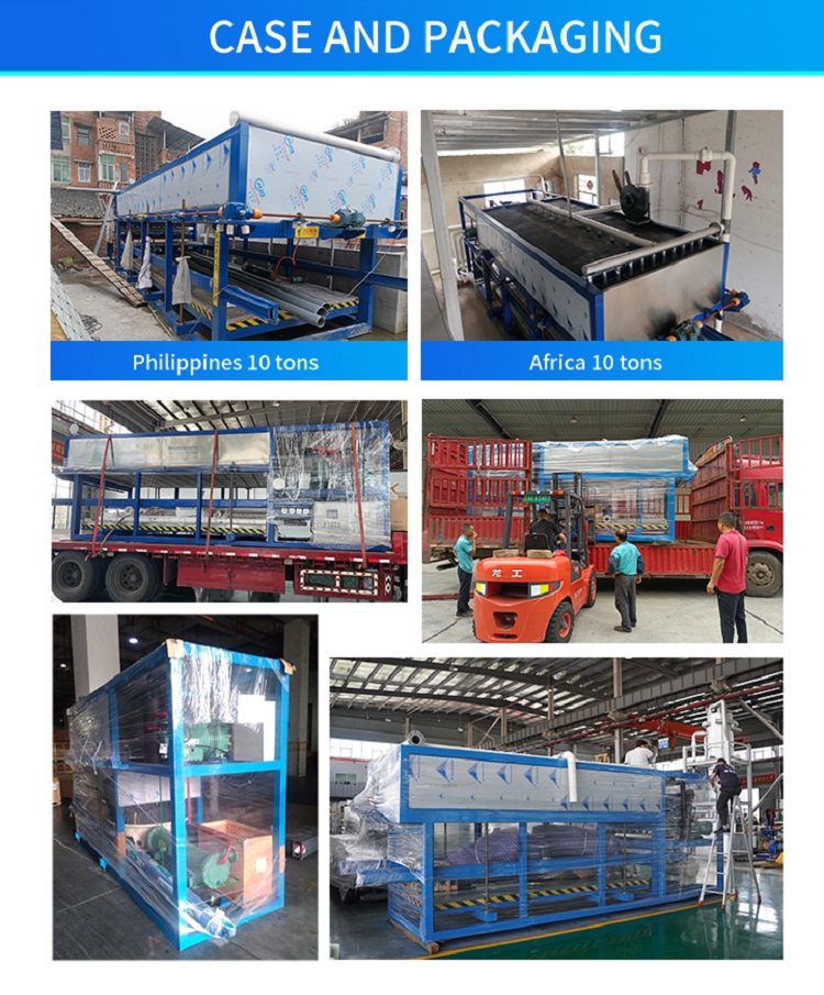 ice block machine for sale Imagen de embalaje de la máquina automática de hacer bloques de hielo