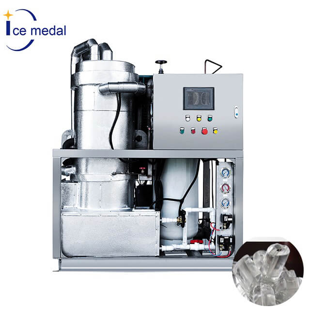 Icemedal IMT1 Máquina para hacer hielo en tubo, industrial, automática, de fábrica, 1 tonelada