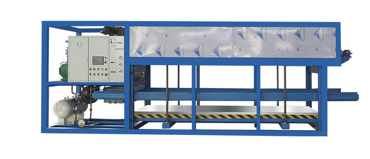 máquina de hielo en bloques de enfriamiento directo