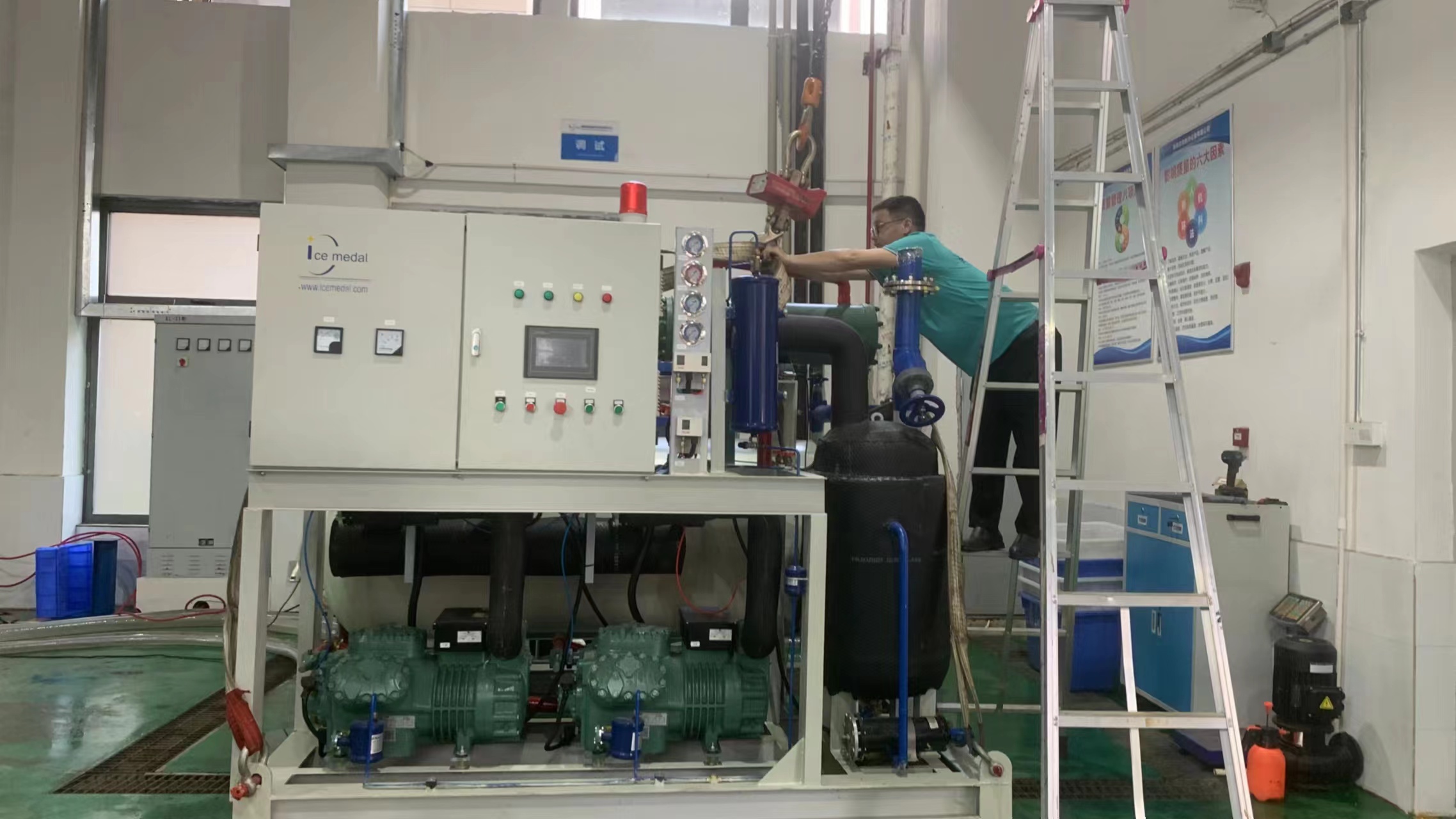 compresor de la marca de la máquina de hielo del tubo
