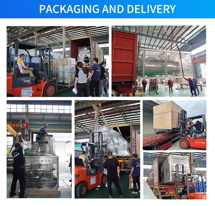 Tube Ice Machine Packaing and Shipping