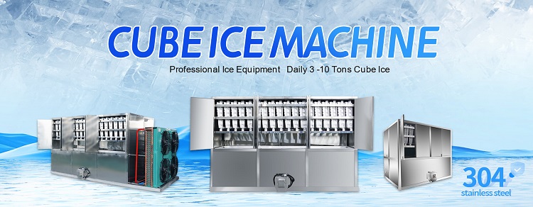 máquina de hielo cubierta