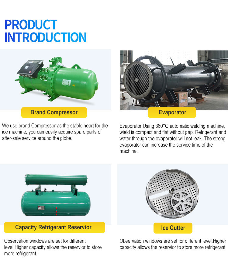 Detalles de la m&aacute;quina de tubo de hielo 