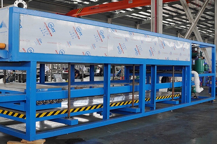 máquina de hielo en bloques de enfriamiento directo
