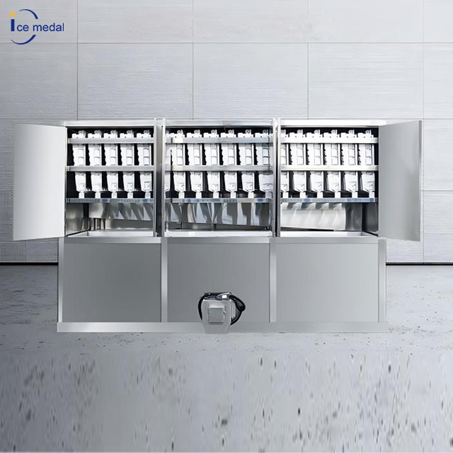  Icemedal IMC20 Máquina de cubitos de hielo a precio de fábrica de 20 toneladas por día para fábrica de hielo