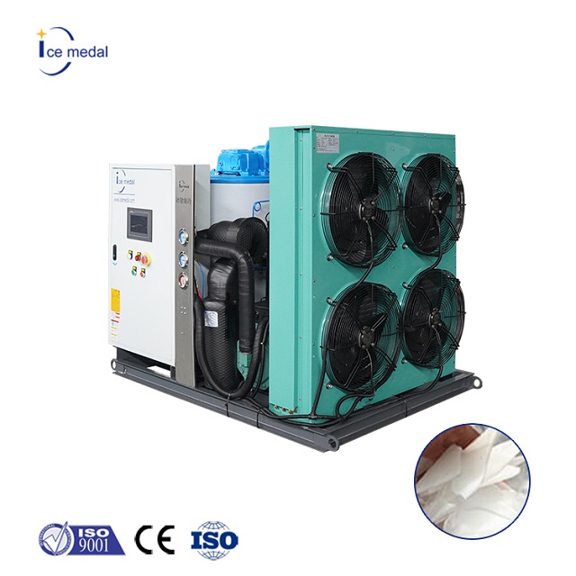 Icemedal FM3 3 toneladas por día Máquina de hielo de escamas para pescar