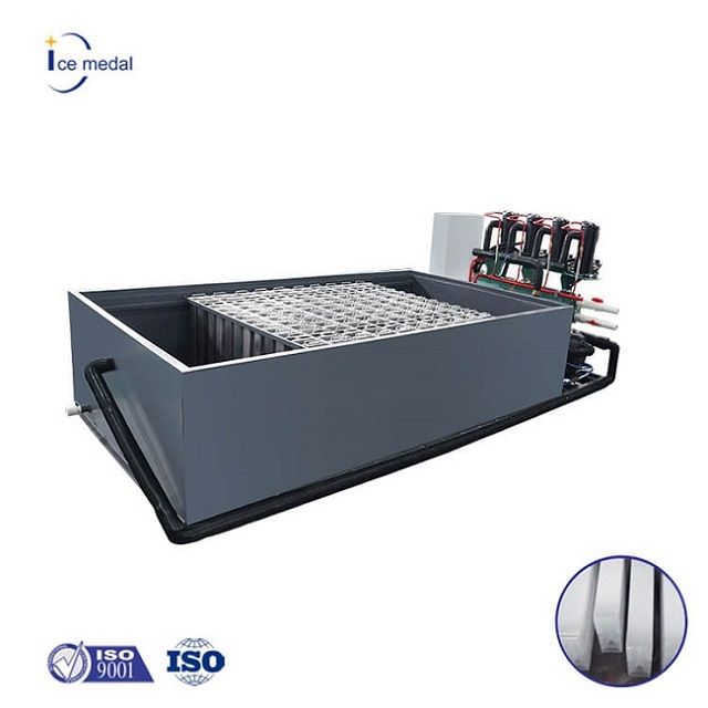 Icemedal IMB3 Máquina para hacer bloques de hielo, escultura, máquina para hacer bloques de hielo, 3 toneladas, para procesamiento de mariscos