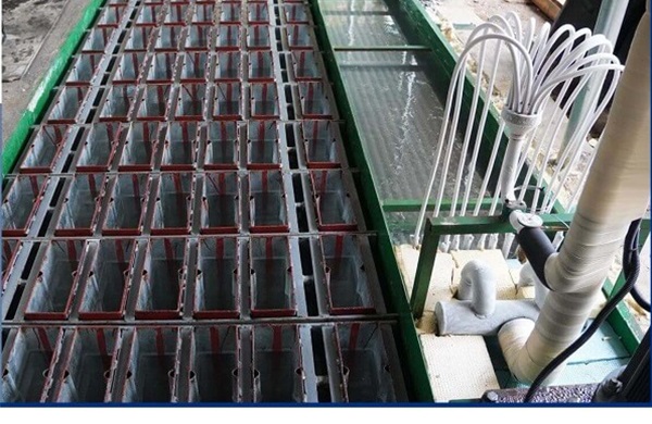 máquina de producción de hielo en bloques Dispositivo de inyección de agua de tipo civil 