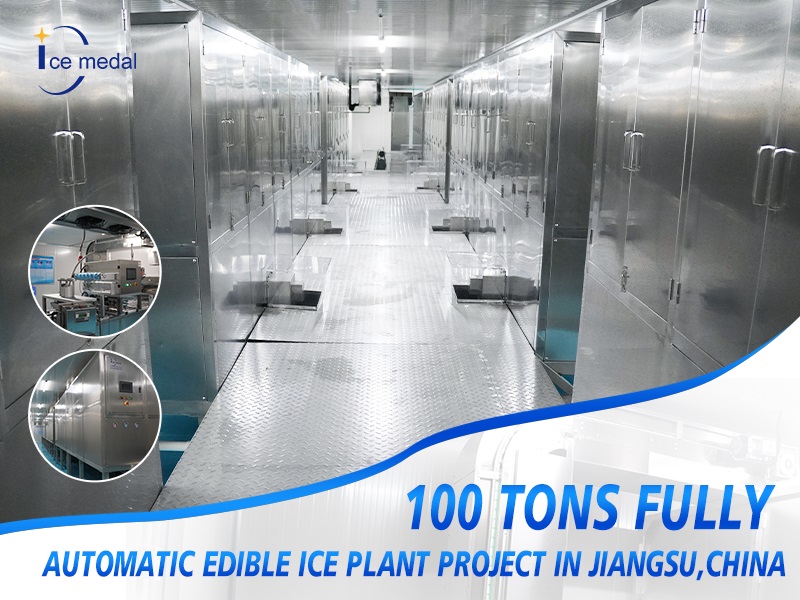 Proyecto de planta de hielo comestible de 100 toneladas en Jiangsu, China