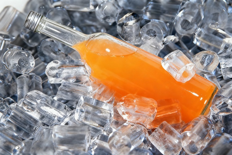 tubo de hielo para bebidas frías