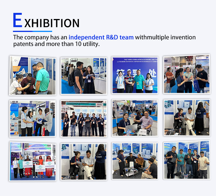 Exposición de equipos de refrigeración