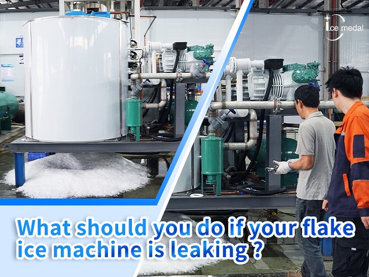 ¿Qué debes hacer si tu máquina de hielo de escamas está goteando?