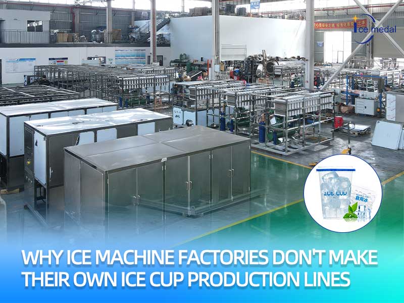 Por qué las fábricas de Ice Machine no hacen sus propias líneas de producción de Cup Cup