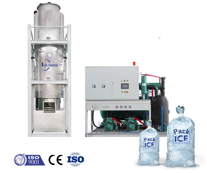 maquina de hielo en tubo 20tons