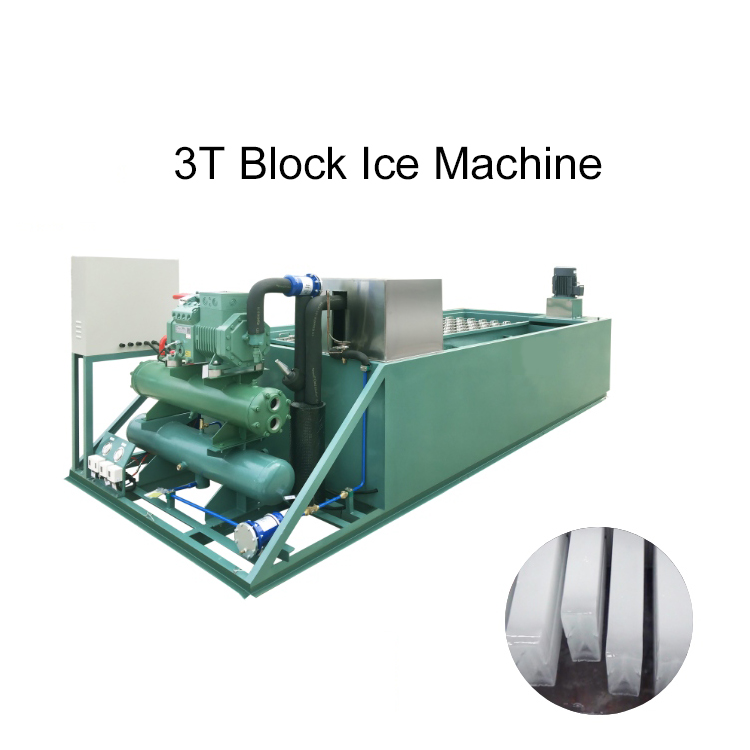 Icemedal IMB3 3 toneladas Máquina de bloqueo de hielo Escultura de la máquina de bloqueo de hielo para procesamiento de mariscos