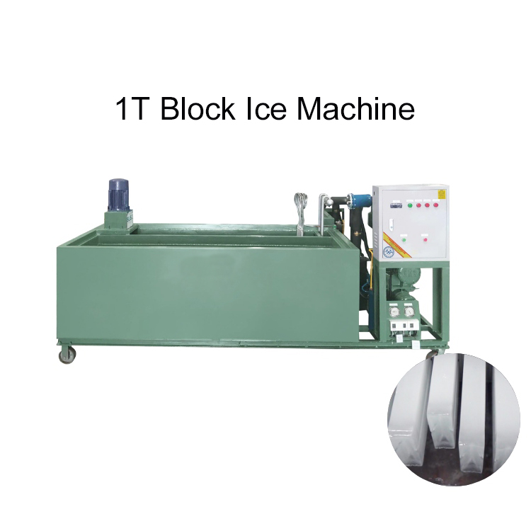 IMB1 IMB1 1 tonelada de máquina de bloque de hielo Procesamiento de mariscos Máquina de bloques de hielo