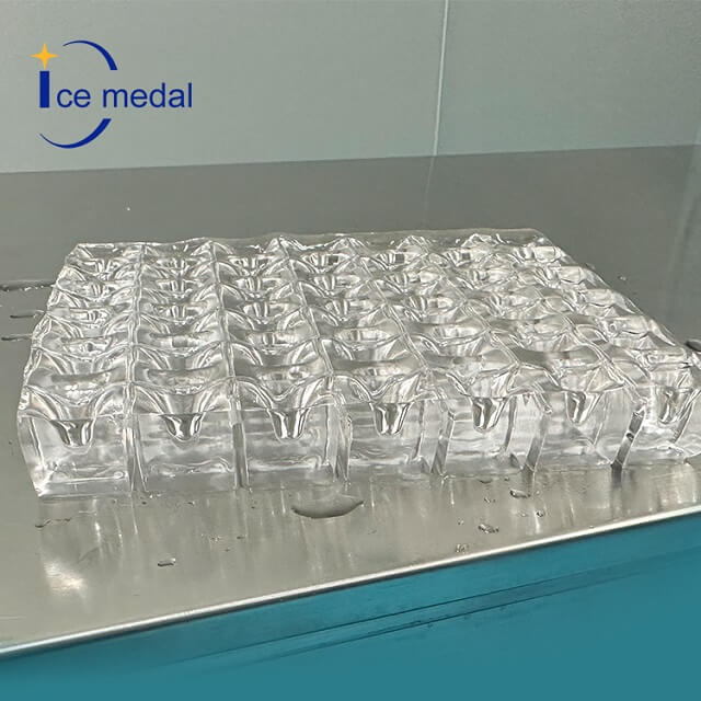 Máquina para fabricar cubitos de hielo de cristal industrial Icemedal de 5 toneladas