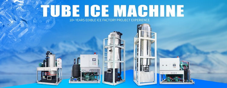 máquina de tubo de hielo