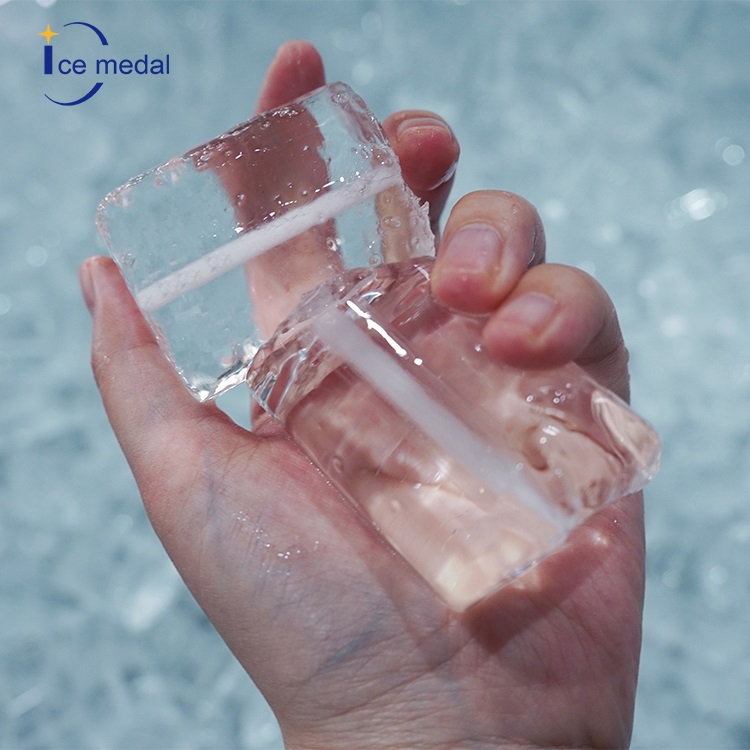 5 toneladas de la máquina de tubo de hielo de extracción sólida de corte industrial para bebidas frías 