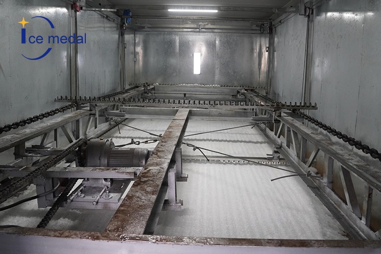 sistema de rastrillo de hielo