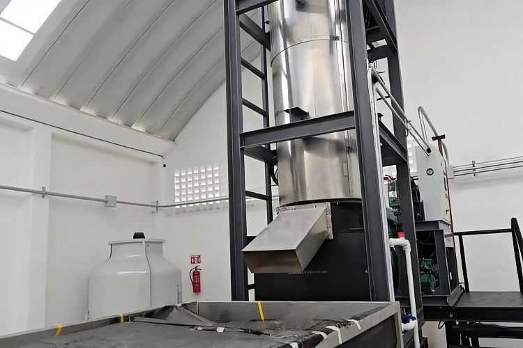 Equipo de f&aacute;brica de hielo