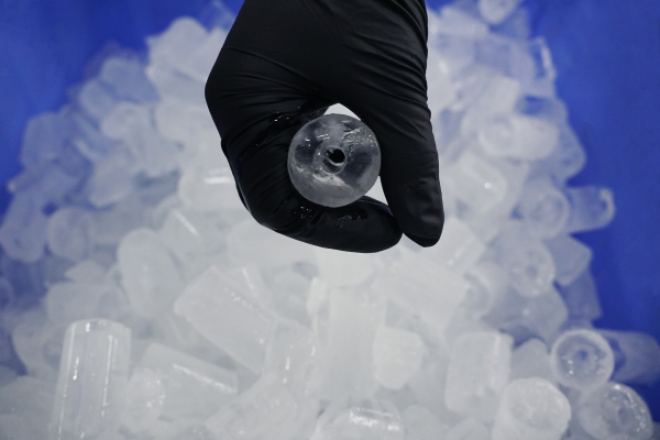 tubo de hielo