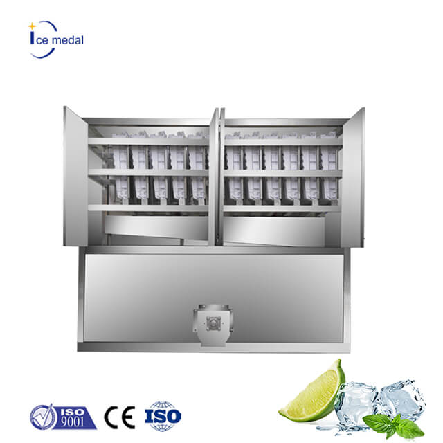 Máquina automática comercial para fabricar cubitos de hielo comestibles y de cristal Icemedal 