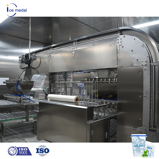 Icemedal Soluciones integrales para fábrica de hielo en bolsas de hielo para bolsas de hielo comestibles, automatizadas y personalizadas