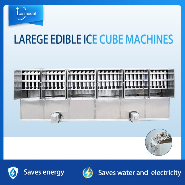  Icemedal IMC20 Máquina de cubitos de hielo a precio de fábrica de 20 toneladas por día para fábrica de hielo