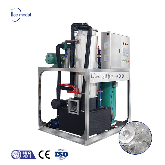Máquina de hielo en tubo Icemedal IMT2 de 2 toneladas por día para uso comestible