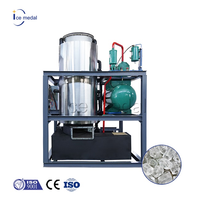 Icemedal IMT10 10 toneladas por día Tubo tubular tubular tubular Máquina de hielo