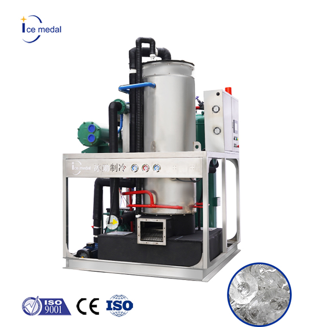 Icemedal IMT5 máquina automática del fabricante de hielo del tubo de 5 toneladas por día con el bajo consumo de energía