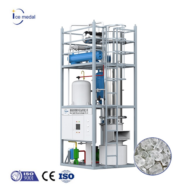 Tubo de gran capacidad personalizado Máquina de hielo 10-30 toneladas Filipinas para Ice Factory