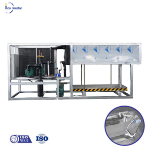 Icemedal 3 toneladas por día Máquina de hielo Blcok de enfriamiento directo transparente Máquina de planta de hielo a la venta
