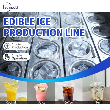Icemedal Soluciones integrales para fábrica de hielo en bolsas de hielo para bolsas de hielo comestibles, automatizadas y personalizadas