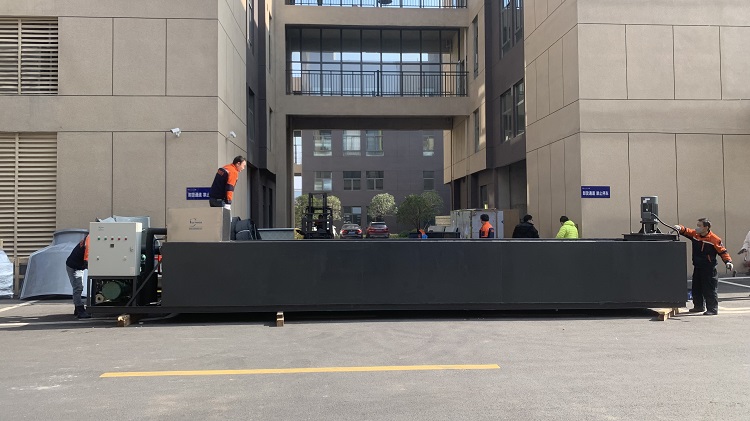 máquina de bloques de hielo