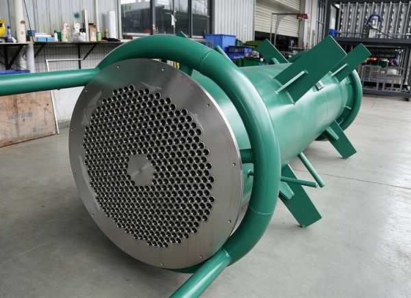Evaporador de m&aacute;quina de hielo en tubo industrial