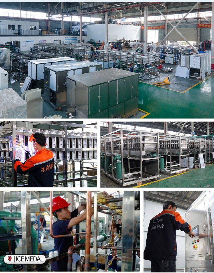 Taller de f&aacute;brica IceMedal, proceso de ensamblaje y fabricaci&oacute;n de m&aacute;quinas de hielo industriales.webp