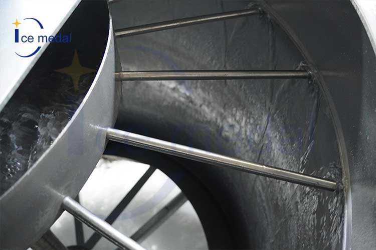 Sistema de distribuci&oacute;n de agua de la m&aacute;quina de hielo en escamas.jpg